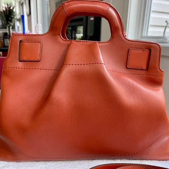 Salvatore Ferragamo Soft W Terracotta bull leather - Picture 5 of 17